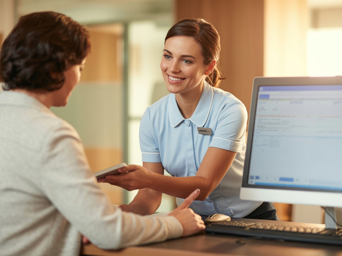Digitale Patientenbetreuung in einer modernen Praxis