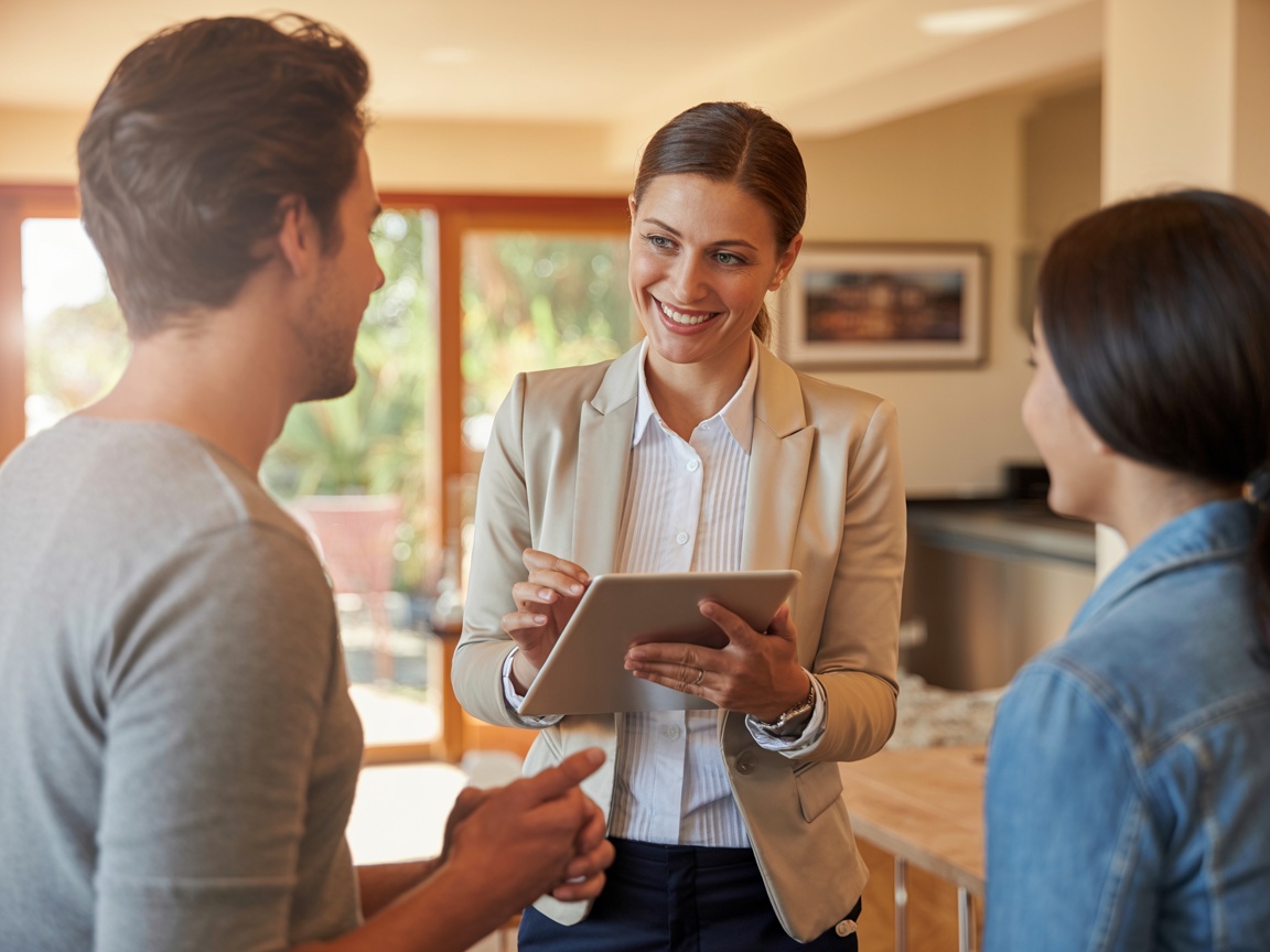 KI-Chatbot Interface für Immobilienmakler